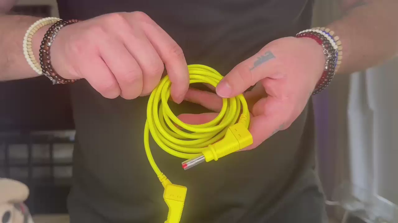 786-5371 Staubli Cabo de Teste Amarelo 32A 600V 2m