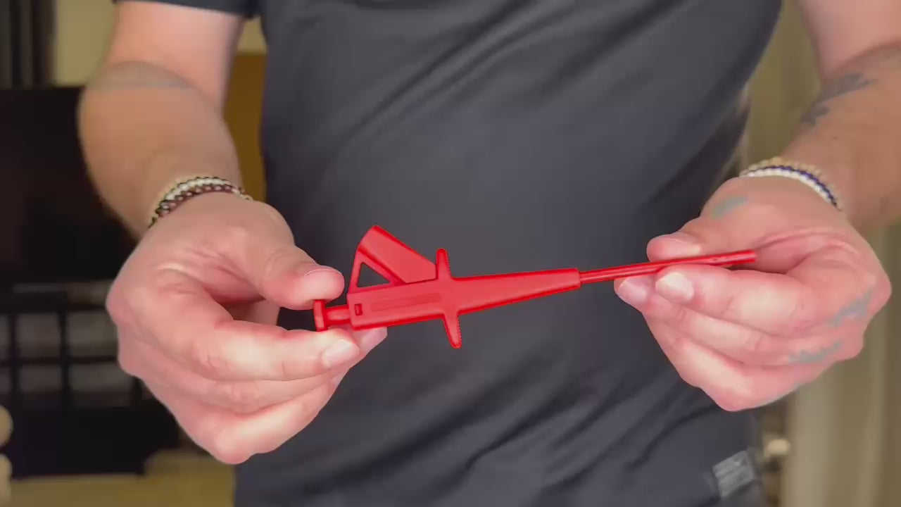 893-5819 Staubli Pinça de Teste Vermelho 4A 1kV 4mm